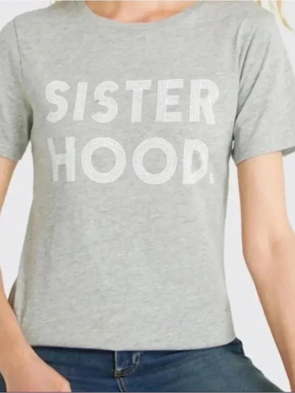 Draper James Sisterhood Graphic Tee - Gray